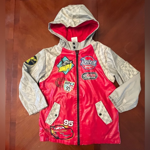 Disney kids cars rain coat size 5/6 - Picture 1 of 12